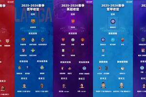 25/26五大联赛完结：枪手国米夺冠3队连冠，曼联回欧冠米兰踢欧联